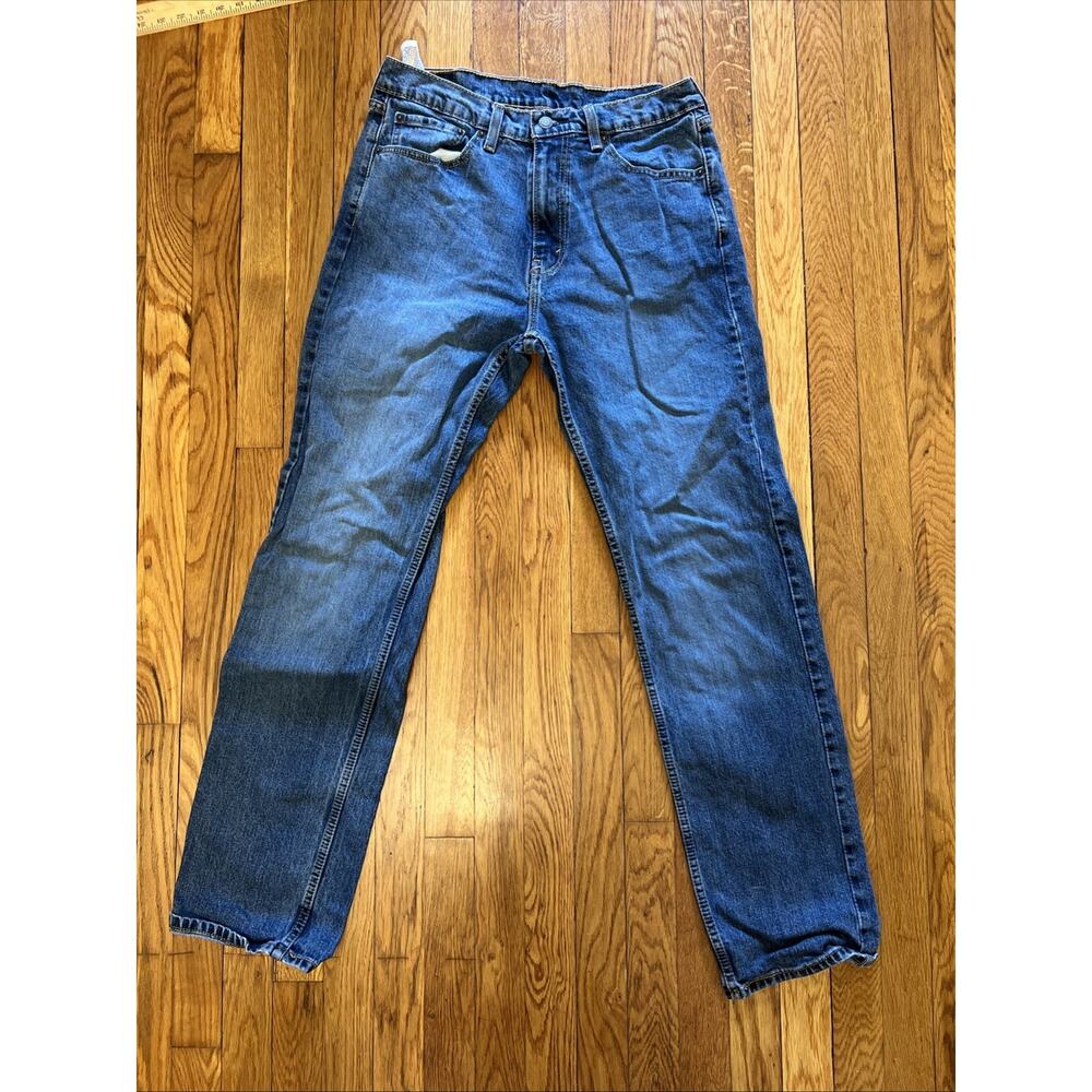 Levi's Men's Jeans 33x34 Blue 505 Regular fit Straight Leg